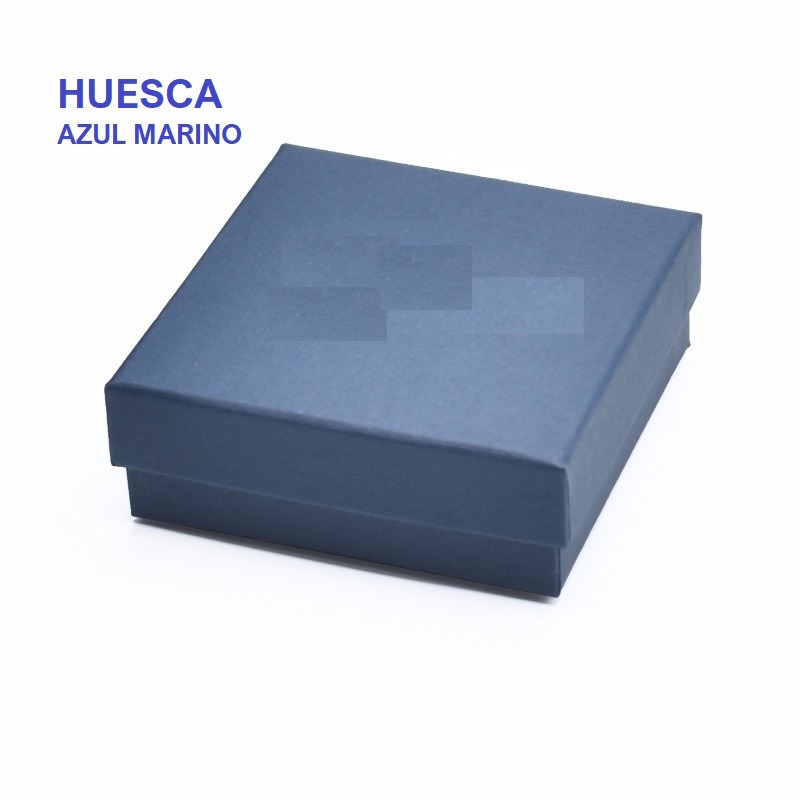 Caja HUESCA azul, multiuso 86x86x33 mm.